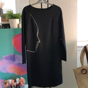 Cop Copine France Long sleeve black dress